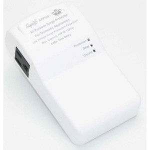 Supco APP120 Surge Protector for Refrigerator, Washing Machine, Dryer and Air conditioner
115v/60hz 448Joules APP120
Min Voltage 90 VAC
Max 1 HP 
Time Delay 4 mi +/- 1 min Supco APP120 Surge Protector for Refrigerator, Washing Machine, Dryer and Air conditioner
115v/60hz 448Joules APP120
Min Voltage 90 VAC
Max 1 HP 
Time Delay 4 mi +/- 1 min