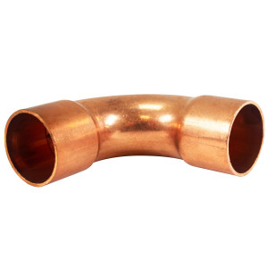 Appli Parts AP-C034L 90 Degree Elbow Long turn 3/4 in Copper pipe fittings CxC Sweat connections for refrigeration, air conditioning and plumbing applications ACR and Type L copper pipe Appli Parts AP-C034L 90 Degree Elbow Long turn 3/4 in Copper pipe fittings CxC Sweat connections for refrigeration, air conditioning and plumbing applications ACR and Type L copper pipe