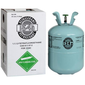 Icool Refrigerant Gas 30 lbs / 13.6kg. Compatible with R134a.