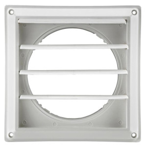 Lambro 361W White Plastic Louvered Vent 6 inch Lambro 361W White Plastic Louvered Vent 6 inch