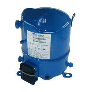 Danfoss MT80HP4CVE 7HP R22, MBP Reciprocating Refrigeration Compressor 400/3/50 460/3/60 (V/Ph/Hz), Discharge 1-1/4 in V04, Suction 1-3/4 in V02, Rotolock, Mineral Oil, MT80-4V, Replaces MT80HP4AVE