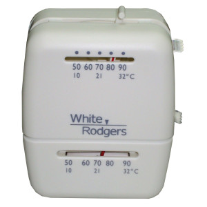 White Rodgers A/C Thermostat 1 Stage 24v White Rodgers A/C Thermostat 1 Stage 24v