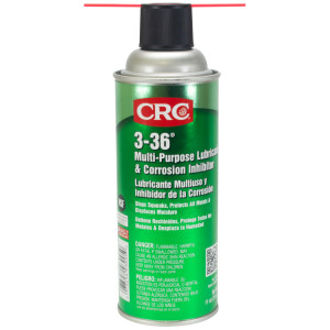 CRC 3-36  Multi-Purpose Lubricant and Corrosion Inhibitor 11 Oz Spray Can with plastic straw CRC-2 1003255 03005