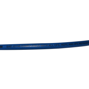 Uniweld EZM3B Manifold Hose 36 in, Blue, 1/4 x 5/16 in Connections, CFC,HCFC,HFC,R410 Ez-Turn Anti-Blowback Uniweld EZM3B Manifold Hose 36 in, Blue, 1/4 x 5/16 in Connections, CFC,HCFC,HFC,R410 Ez-Turn Anti-Blowback