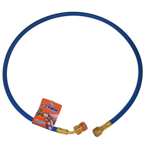 Uniweld EZM3B Manifold Hose 36 in, Blue, 1/4 x 5/16 in Connections, CFC,HCFC,HFC,R410 Ez-Turn Anti-Blowback