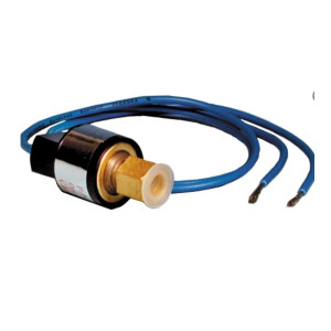 Supco SLP0530 Pressure Switch Low, Open 5 PSI Close 30 PSI Rated Voltage: 24/120/240 VAC @ 50/60 Hz, 1/4 in SAE 45 Degree female flare fitting with valve core depressor. Fit: MG201132, 3100002, 43342