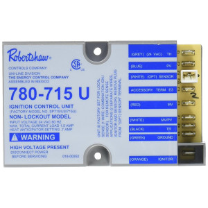 Robertshaw Ignition Module 780-715 Intermittent Pilot Ignition Control, Nonlockout 24V AC 1.5 Amps