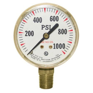 Uniweld G34SD Manifold Delivery Gauge Nitrogen 0-1000 Psi Uniweld G34SD Manifold Delivery Gauge Nitrogen 0-1000 Psi