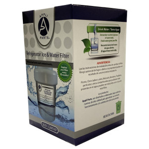 Appli Parts WFAP Water Filter Replacemet Cartridge for GE General Electric type Refrigerators, replaces GWFAP, HWFAP, MWFAP, MWFINTAP, WR197D6321P001AP