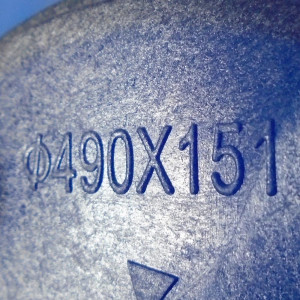 Axial Flow Fan Blade for Mini Split Outdoor Unit ZL-490x151x12-3KN RoHS 490x151 12100105000181, 12100105A00150 Fits ecox