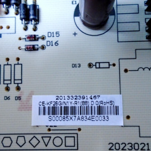 Pc Board For Ecox Split Indoor Unit CE-KF26G/N1Y-R1(B8).D.01.NK2.20 RoHS 201332391467 17122000010413 
Fits: MSH-09CR