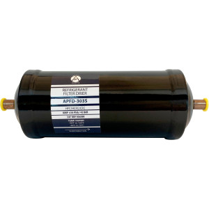 Appli Parts APFD-303S 3/8 in Liquid Line Refrigerant AC Filter Drier hvac Refrigeration 303S ODF Sweat Solder connection universal unidirectional 9 in long 3in wide Appli Parts APFD-303S 3/8 in Liquid Line Refrigerant AC Filter Drier hvac Refrigeration 303S ODF Sweat Solder connection universal unidirectional 9 in long 3in wide