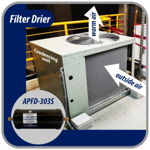 Appli Parts APFD-303S 3/8 in Liquid Line Refrigerant AC Filter Drier hvac Refrigeration 303S ODF Sweat Solder connection universal unidirectional 9 in long 3in wide Appli Parts APFD-303S 3/8 in Liquid Line Refrigerant AC Filter Drier hvac Refrigeration 303S ODF Sweat Solder connection universal unidirectional 9 in long 3in wide