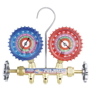 Manifold R-410a/R-22r/R-404a Uniweld 5ft Hoses Qs4l5h-5 (Psi-Kpa-C) Manifold R-410a/R-22r/R-404a Uniweld 5ft Hoses Qs4l5h-5 (Psi-Kpa-C)