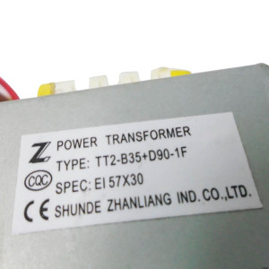 Transformer Type: Tt2-B35+D90-1f, Spec: Ei 57x30 11203103000044 / 202300900109 Transformer Type: Tt2-B35+D90-1f, Spec: Ei 57x30 11203103000044 / 202300900109