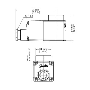 Danfoss 018F6783 Solenoid Coil 208-240 V, 50/60 Hz, 4 W, IP67,  BE240CS, Terminal Box Danfoss 018F6783 Solenoid Coil 208-240 V, 50/60 Hz, 4 W, IP67,  BE240CS, Terminal Box