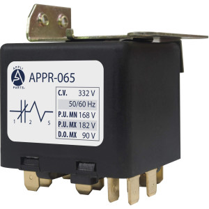 Appli Parts APPR-065 Potential Relay 065, Coil Voltage 332 V, Min Pick up 168 V, Max Pick up 182 V, Max Drop Out 90 V, 50/60 Hz Universal replacement for HVAC and Refrigeration units Appli Parts APPR-065 Potential Relay 065, Coil Voltage 332 V, Min Pick up 168 V, Max Pick up 182 V, Max Drop Out 90 V, 50/60 Hz Universal replacement for HVAC and Refrigeration units
