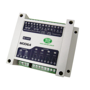 Module Expander 6 Inputs / 4 Outputs 110/220v Full Gauge Mod64 Module Expander 6 Inputs / 4 Outputs 110/220v Full Gauge Mod64