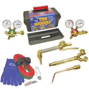 Uniweld WURKS-A Box 12 piece, easy-to-operate, all-purpose outfit for cutting, welding and brazing 