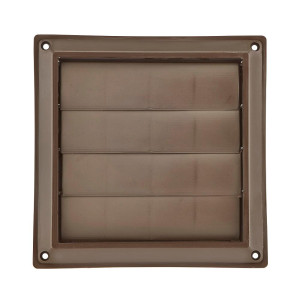 Lambro 361B Brown Plastic Louvered Vent 6 inch
 Lambro 361B Brown Plastic Louvered Vent 6 inch