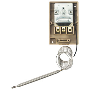 Appli Parts APRT-711 Refrigeration Mechanical Thermostat for Walk-in Coolers and Freezers with 2 Dial Reading Options, Fahrenheit -23 F to 94 F and Celsius -35 C to 35 C, Capillary Tube length 59 in with 4 in Bulb 16 A at 250 V Appli Parts APRT-711 Refrigeration Mechanical Thermostat for Walk-in Coolers and Freezers with 2 Dial Reading Options, Fahrenheit -23 F to 94 F and Celsius -35 C to 35 C, Capillary Tube length 59 in with 4 in Bulb 16 A at 250 V