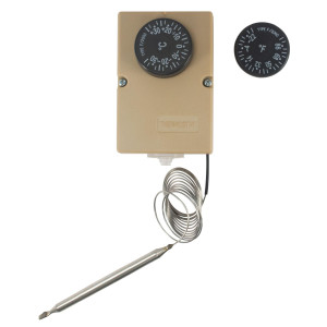 Appli Parts APRT-711 Refrigeration Mechanical Thermostat for Walk-in Coolers and Freezers with 2 Dial Reading Options, Fahrenheit -23 F to 94 F and Celsius -35 C to 35 C, Capillary Tube length 59 in with 4 in Bulb 16 A at 250 V Appli Parts APRT-711 Refrigeration Mechanical Thermostat for Walk-in Coolers and Freezers with 2 Dial Reading Options, Fahrenheit -23 F to 94 F and Celsius -35 C to 35 C, Capillary Tube length 59 in with 4 in Bulb 16 A at 250 V