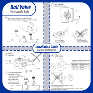 Appli Parts APBV-118 1-1/8 in Shut Off Ball Valve ODF Universal Replacement 610 psi (4.2 Mpa) max pressure -22 F to 248 F work temperature with 1/4 in SAE service port, with 8-1/2 in overall length Appli Parts APBV-118 1-1/8 in Shut Off Ball Valve ODF Universal Replacement 610 psi (4.2 Mpa) max pressure -22 F to 248 F work temperature with 1/4 in SAE service port, with 8-1/2 in overall length