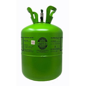 Refrigerant Gas 25 lbs / 11.3 kg. Compatible with R407A.