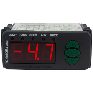 Full Gauge TC-940Ri Plus Electronic Freeze Control. 2 Sensors, 4 Outlets, 1 Digital Inlet, 12V and 110/220V with Power Supply included, Sitrad Compatible Full Gauge TC-940Ri Plus Electronic Freeze Control. 2 Sensors, 4 Outlets, 1 Digital Inlet, 12V and 110/220V with Power Supply included, Sitrad Compatible