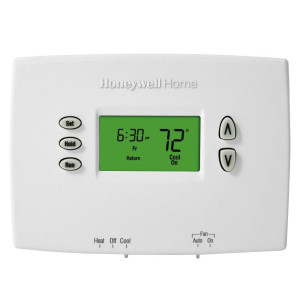 Honeywell TH2110DH1002/U Programmable Horizontal Thermostat for Air Conditioning Systems 1 Heat/1 Cool Heat Pump Systems, 1 Heat/1 Cool Conventional Systems Honeywell TH2110DH1002/U Programmable Horizontal Thermostat for Air Conditioning Systems 1 Heat/1 Cool Heat Pump Systems, 1 Heat/1 Cool Conventional Systems