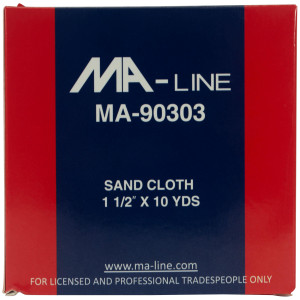 MA-Line MA-90303 Sand Cloth 1-1/2in x 10Yds MA-Line MA-90303 Sand Cloth 1-1/2in x 10Yds