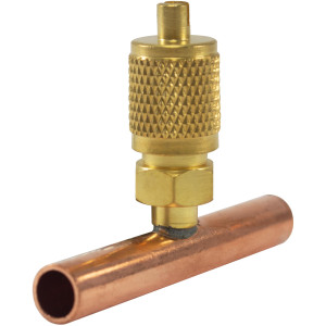 MA-Line AF3134 1/4in ODS x 5/16in ODF Copper Solder Tee with 1/4in Male Flare Port (3 per Box) MA-Line AF3134 1/4in ODS x 5/16in ODF Copper Solder Tee with 1/4in Male Flare Port (3 per Box)