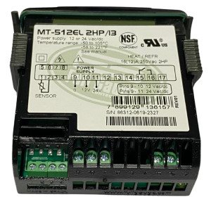 Full Gauge MT-512EL 2HP Electronic Control for Cooling and Heating applications. 1 Sensor, 1 Outlet, 12/24V Full Gauge MT-512EL 2HP Electronic Control for Cooling and Heating applications. 1 Sensor, 1 Outlet, 12/24V