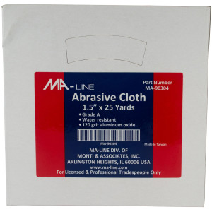 MA-Line MA-90304 Sand Cloth 1-1/2in x 25Yds MA-Line MA-90304 Sand Cloth 1-1/2in x 25Yds