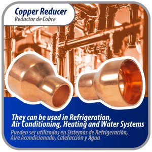 Appli Parts AP-R118058 1-1/8x5/8 in Reducing Bushing Copper pipe fittings C x C Sweat connections for refrigeration, air conditioning and plumbing applications ACR and Type L copper pipe Appli Parts AP-R118058 1-1/8x5/8 in Reducing Bushing Copper pipe fittings C x C Sweat connections for refrigeration, air conditioning and plumbing applications ACR and Type L copper pipe