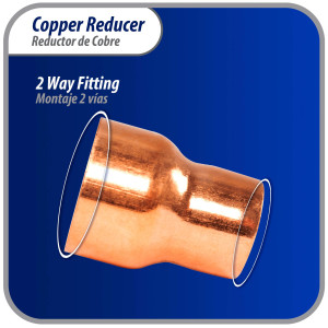 Appli Parts AP-R078058 7/8x5/8 in Reducing Bushing Copper pipe fittings C x C Sweat connections for refrigeration, air conditioning and plumbing applications ACR and Type L copper pipe Appli Parts AP-R078058 7/8x5/8 in Reducing Bushing Copper pipe fittings C x C Sweat connections for refrigeration, air conditioning and plumbing applications ACR and Type L copper pipe