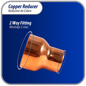 Appli Parts AP-R138078 1-3/8x7/8 in Reducing Bushing Copper pipe fittings CxC Sweat connections for refrigeration, air conditioning and plumbing applications ACR and Type L copper pipe Appli Parts AP-R138078 1-3/8x7/8 in Reducing Bushing Copper pipe fittings CxC Sweat connections for refrigeration, air conditioning and plumbing applications ACR and Type L copper pipe