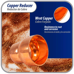Appli Parts AP-R158118 1-5/8x1-1/8 in Reducing Bushing Copper pipe fittings CxC Sweat connections for refrigeration, air conditioning and plumbing applications ACR and Type L copper pipe Appli Parts AP-R158118 1-5/8x1-1/8 in Reducing Bushing Copper pipe fittings CxC Sweat connections for refrigeration, air conditioning and plumbing applications ACR and Type L copper pipe