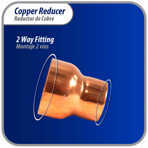 Appli Parts AP-R158118 1-5/8x1-1/8 in Reducing Bushing Copper pipe fittings CxC Sweat connections for refrigeration, air conditioning and plumbing applications ACR and Type L copper pipe Appli Parts AP-R158118 1-5/8x1-1/8 in Reducing Bushing Copper pipe fittings CxC Sweat connections for refrigeration, air conditioning and plumbing applications ACR and Type L copper pipe