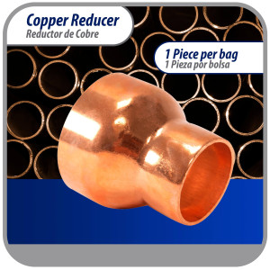 Appli Parts AP-R218138 2-1/8 x 1-3/8 in Reducing Bushing Copper pipe fittings C x C Sweat connections for refrigeration, air conditioning and plumbing applications ACR and Type L copper pipe Appli Parts AP-R218138 2-1/8 x 1-3/8 in Reducing Bushing Copper pipe fittings C x C Sweat connections for refrigeration, air conditioning and plumbing applications ACR and Type L copper pipe