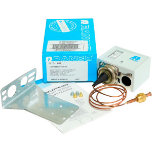 Ranco O10-1402 Single Low Pressure Control, 12 in HG to 50psig, Differential Pressure 5 to 35 psi, 36 in Capillary, for refrigeration applications Ranco O10-1402 Single Low Pressure Control, 12 in HG to 50psig, Differential Pressure 5 to 35 psi, 36 in Capillary, for refrigeration applications