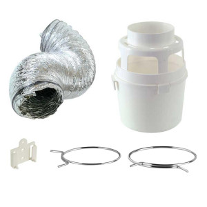 Lambro 211L Lama Flex Lint Trap Kit 4 inch x 5 ft 211L-36 Lambro 211L Lama Flex Lint Trap Kit 4 inch x 5 ft 211L-36
