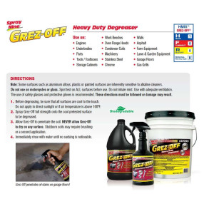 Nu-Calgon 61116 Grez-Off Biodegradable Degreaser Gallon 22701 Nu-Calgon 61116 Grez-Off Biodegradable Degreaser Gallon 22701