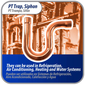 Appli Parts AP-PT078 7/8 in Wrot Copper Suction P-Trap ODF CxC connections for refrigeration, air conditioning and plumbing applications ACR and Type L copper pipe Appli Parts AP-PT078 7/8 in Wrot Copper Suction P-Trap ODF CxC connections for refrigeration, air conditioning and plumbing applications ACR and Type L copper pipe