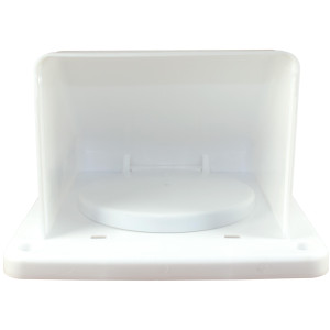 Lambro 1471W Dryer Vent Hood with Removable Screen, 4 inch, White  Lambro 1471W Dryer Vent Hood with Removable Screen, 4 inch, White