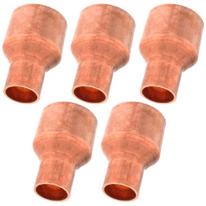 Appli Parts AP-R158058B5 1-5/8x5/8 in Reducing Bushing Copper pipe fittings CxC Sweat connections for refrigeration, air conditioning and plumbing applications ACR and Type L copper pipe (5xBag) Appli Parts AP-R158058B5 1-5/8x5/8 in Reducing Bushing Copper pipe fittings CxC Sweat connections for refrigeration, air conditioning and plumbing applications ACR and Type L copper pipe (5xBag)