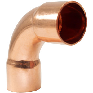 NDL N-2747 90 Degree Elbow Long turn 1-1/8in Copper pipe fittings C x C Sweat connections for refrigeration, air conditioning and plumbing applications ACR
 NDL N-2747 90 Degree Elbow Long turn 1-1/8in Copper pipe fittings C x C Sweat connections for refrigeration, air conditioning and plumbing applications ACR
