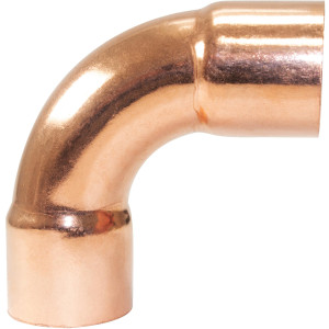 NDL N-2747 90 Degree Elbow Long turn 1-1/8in Copper pipe fittings C x C Sweat connections for refrigeration, air conditioning and plumbing applications ACR
 NDL N-2747 90 Degree Elbow Long turn 1-1/8in Copper pipe fittings C x C Sweat connections for refrigeration, air conditioning and plumbing applications ACR