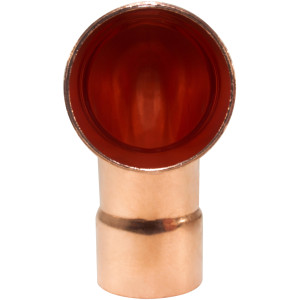 NDL N-2063 90 Degree Elbow Long turn 1-5/8 in Copper pipe fittings CxC Sweat connections for refrigeration, air conditioning and plumbing applications ACR NDL N-2063 90 Degree Elbow Long turn 1-5/8 in Copper pipe fittings CxC Sweat connections for refrigeration, air conditioning and plumbing applications ACR