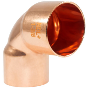 NDL N-2084 90 Degree Elbow Short turn 1-3/8in Copper pipe fittings C x C Sweat connections for refrigeration, air conditioning and plumbing applications ACR
 NDL N-2084 90 Degree Elbow Short turn 1-3/8in Copper pipe fittings C x C Sweat connections for refrigeration, air conditioning and plumbing applications ACR